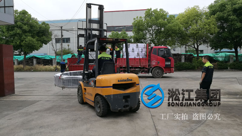 污水處理廠(chǎng)橡膠軟連接發(fā)貨現(xiàn)場(chǎng)